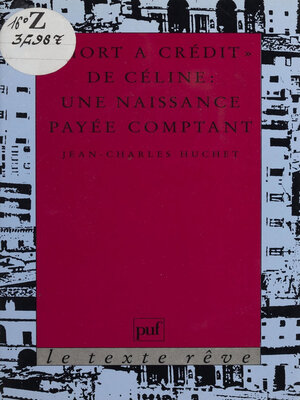 cover image of «Mort à crédit» de Céline